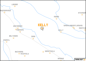 map of Kelly