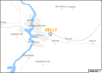 map of Kelly