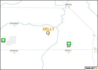 map of Kelly