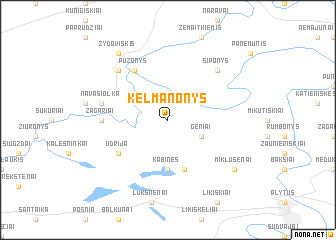 map of Kelmanonys