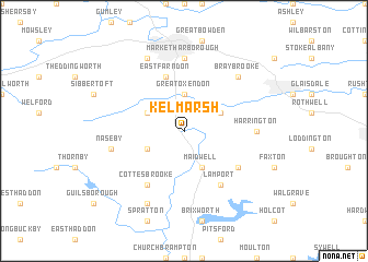 map of Kelmarsh