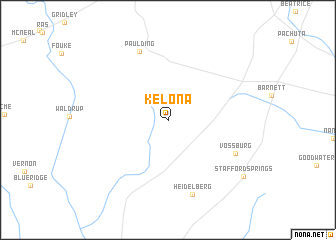 map of Kelona