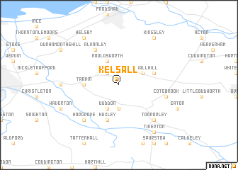 map of Kelsall