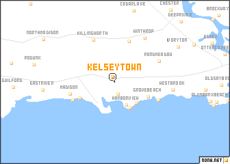 map of Kelseytown