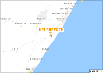 map of Kelso Beach