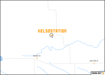 map of Kelso Station