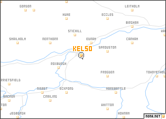 map of Kelso