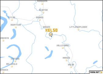 map of Kelso