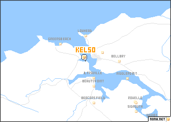 map of Kelso