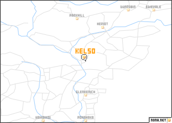 map of Kelso