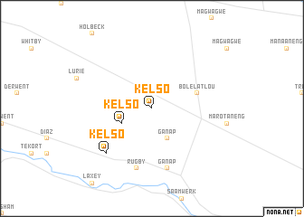 map of Kelso