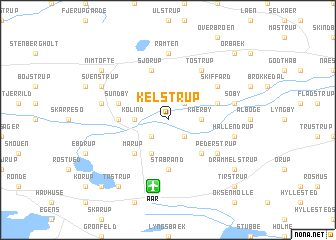 map of Kelstrup