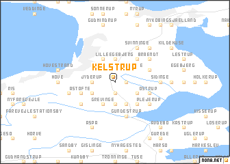 map of Kelstrup