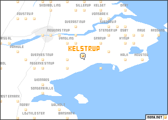 map of Kelstrup