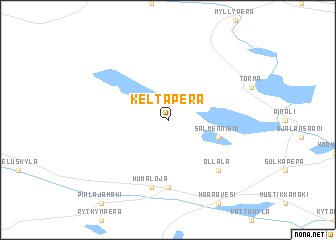 map of Keltaperä