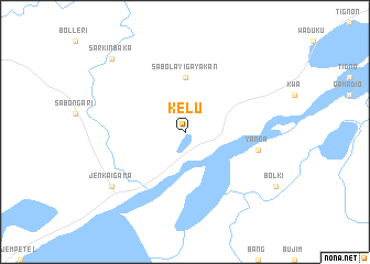 Kelu (Nigeria) map - nona.net