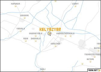 map of Kelyazyar