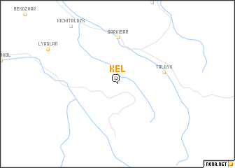 map of Këlʼ