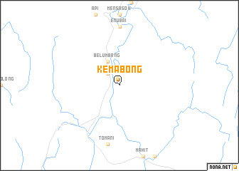 map of Kemabong