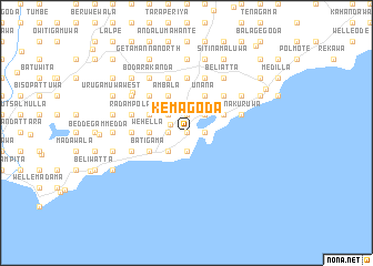 map of Kemagoda