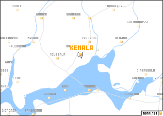 map of Kémala
