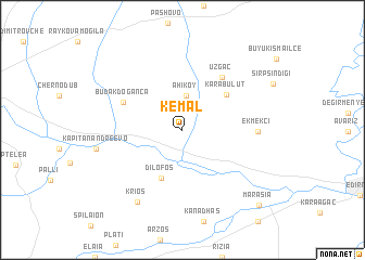 map of Kemal