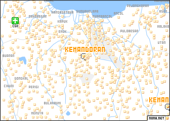 map of Kemandoran