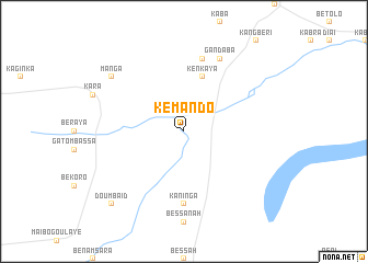 map of Kemando