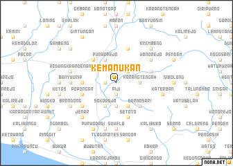 map of Kemanukan