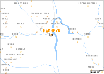 map of Kemapyu