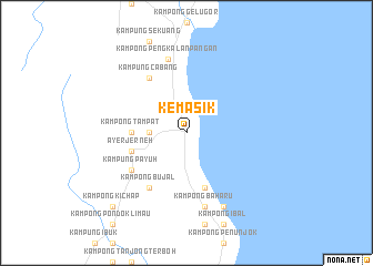 map of Kemasik