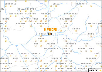 map of Kemasi