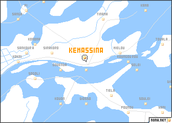 map of Ké Massina