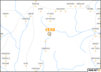 map of Kéma