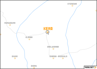 map of Kema