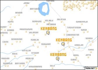 map of Kembang