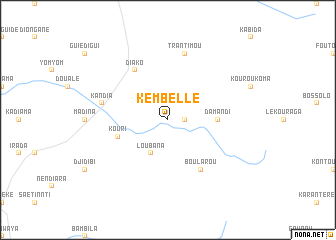 map of Kembellé