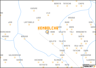 map of Kembolcha