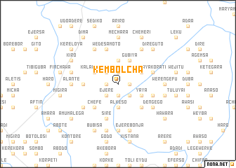 map of Kembolcha