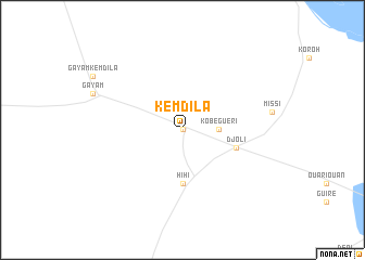 map of Kemdila