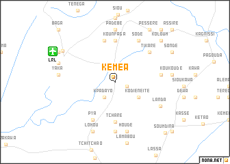 map of Kéméa