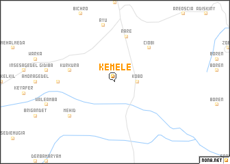 map of Kʼemelē