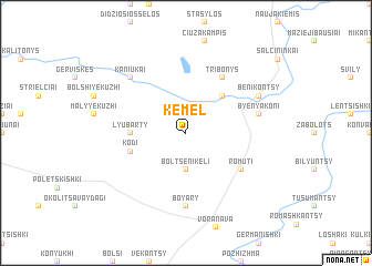 map of Kemelʼ