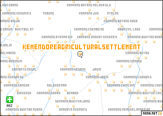 map of Kemendore Agricultural Settlement