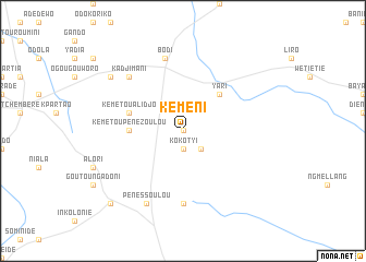 map of Kéméni