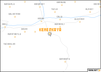 map of Kemerkaya