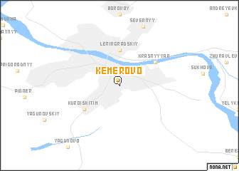 map of Kemerovo