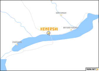 map of Kemershi