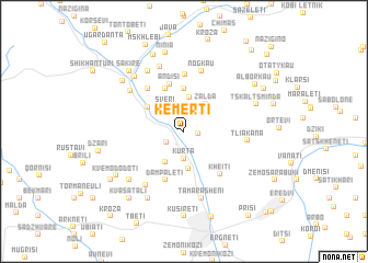 map of Kʼemerti