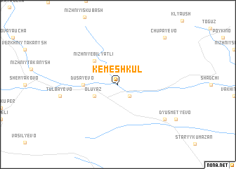 map of Kemeshkul\